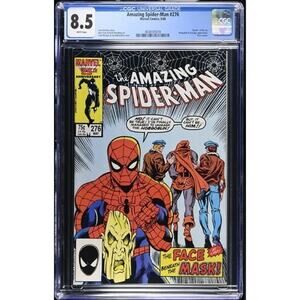 🔑🔥Amazing Spider-Man #276 CGC 8.5, Hobgoblin Appearance 105019